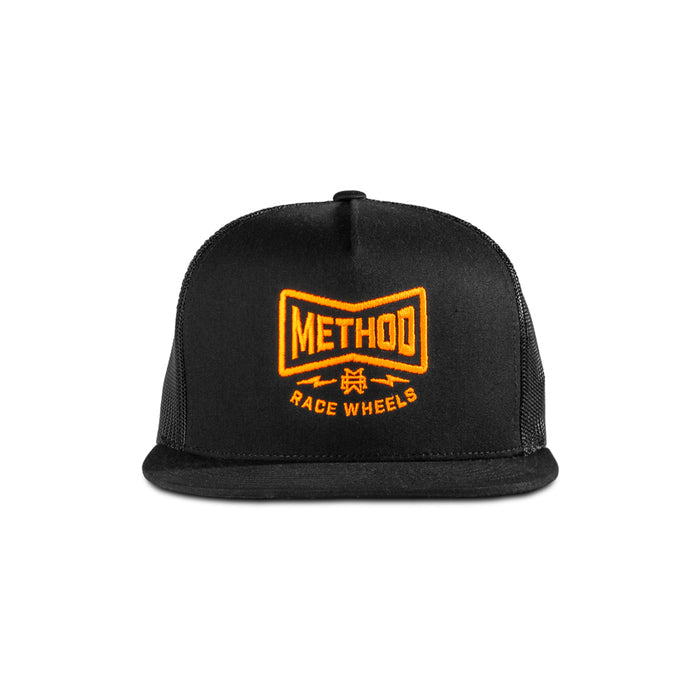 Method Recharged Flatbill Trucker Hat - Markdown | Snapback | Black