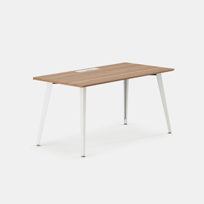 Walnut / Powder White / 60 inches x 30 inches