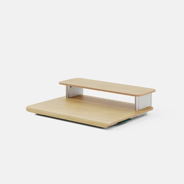 Color:Woodgrain; Condition:Like New; included_addon_handle: open-box-desk-riser-shelf