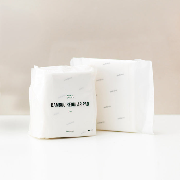 Public Goods Personal Care Organic Bamboo Regular Pads
