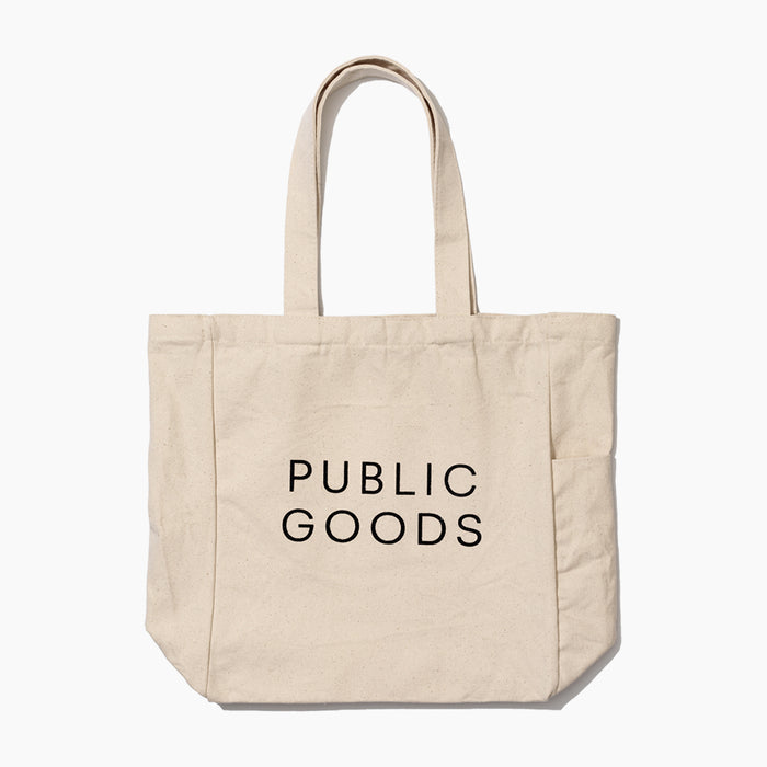Public Goods Household Organic Cotton Canvas Tote Bag