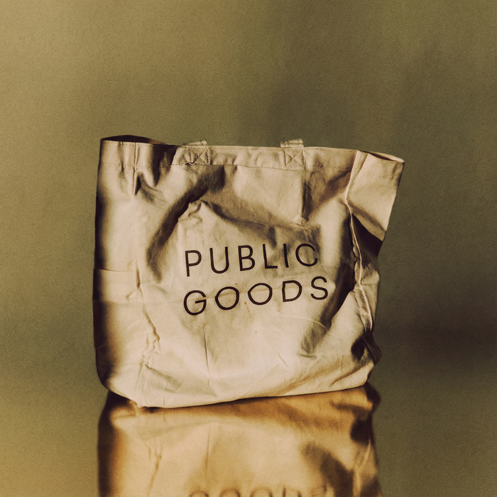 Public Goods Household Organic Cotton Canvas Tote Bag