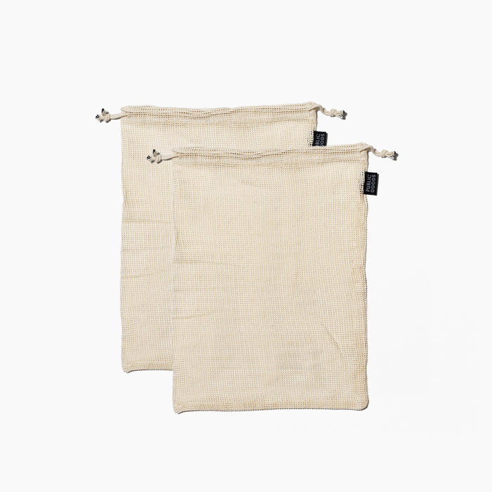 Public Goods Household Organic Cotton Mesh Produce Bags