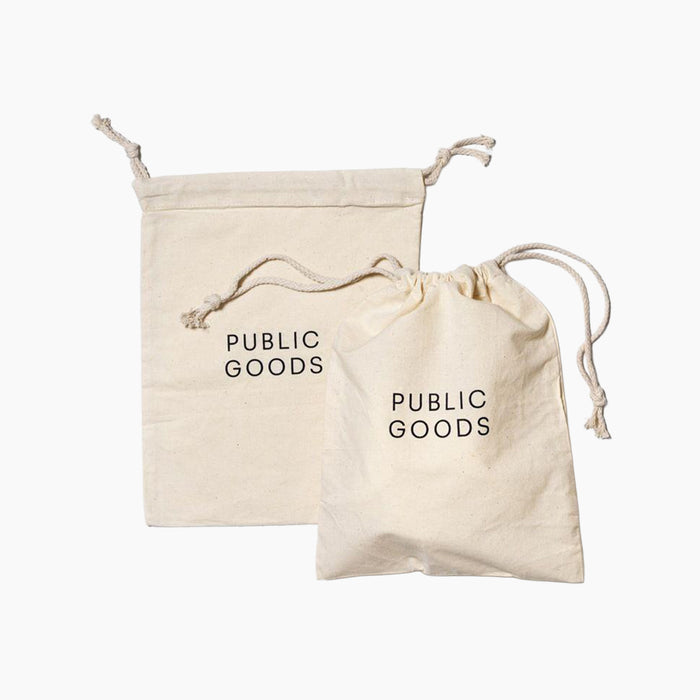 Public Goods Household Organic Cotton Produce Bags