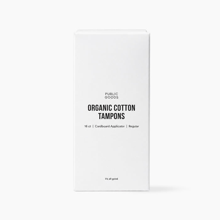 Public Goods Personal Care Organic Cotton Tampons