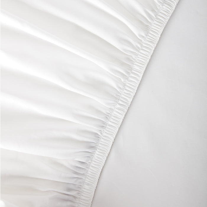 Public Goods Household Organic Cotton White Duvet Cover & Fitted Sheet Set