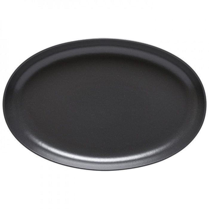Pacifica Seed Grey Oval Platter