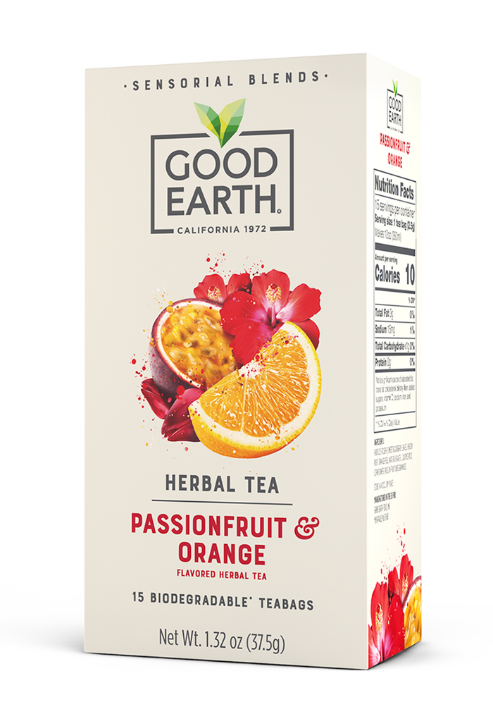 Passionfruit and Orange packaging