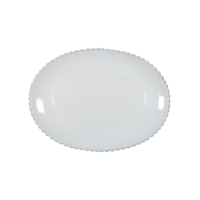 Pearl White Medium Oval Platter