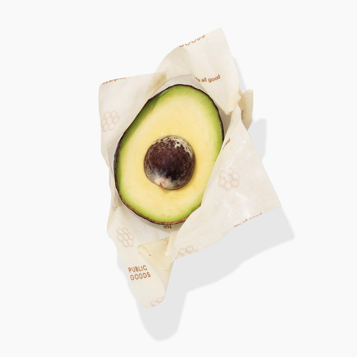 Public Goods Kitchen & Dining Reusable Beeswax Food Storage Wraps
