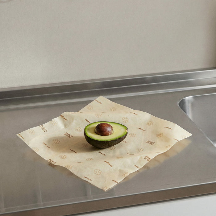 Public Goods Kitchen & Dining Reusable Beeswax Food Storage Wraps