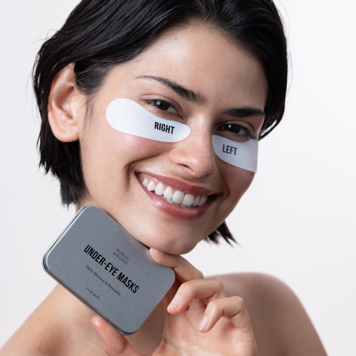 Public Goods Personal Care Reusable Under-Eye Masks