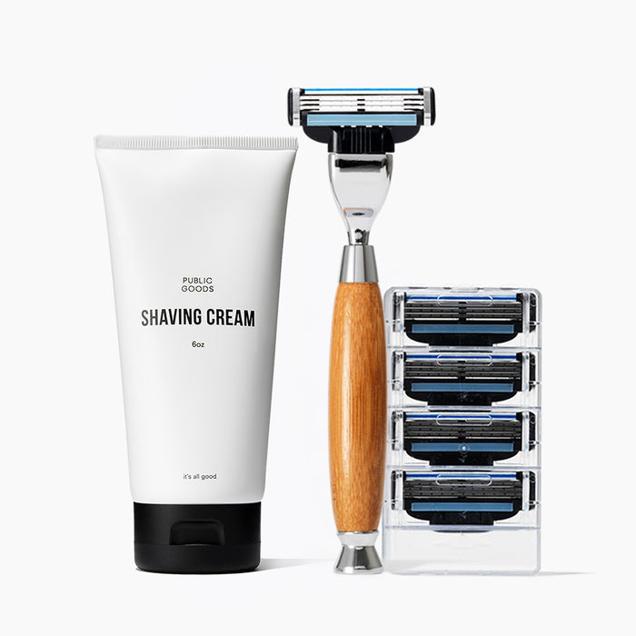 Public Goods Product Set Shaving Set