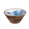 Shoeless Joe Fish Shoal 25cm Wooden Bowl