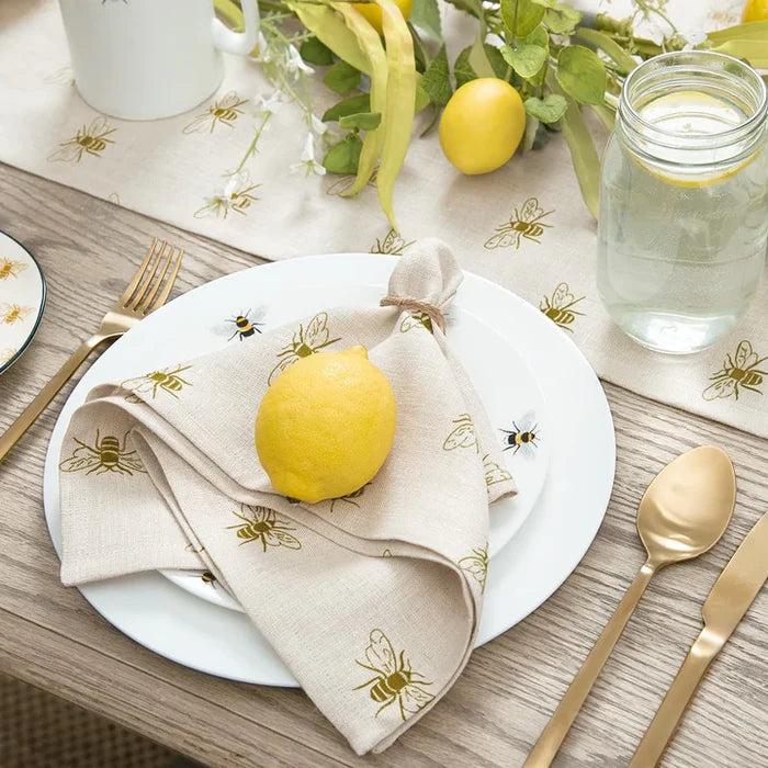 Sophie Allport Bees Linen Table Runner