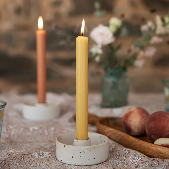 St. Eval Speckled Ceramic Candle Holder