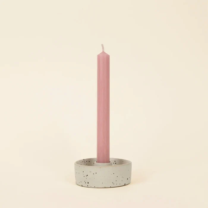 St. Eval Speckled Ceramic Candle Holder