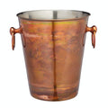 Stainless Steel Sparkling Wine Bucket with Iridescent Copper Finish