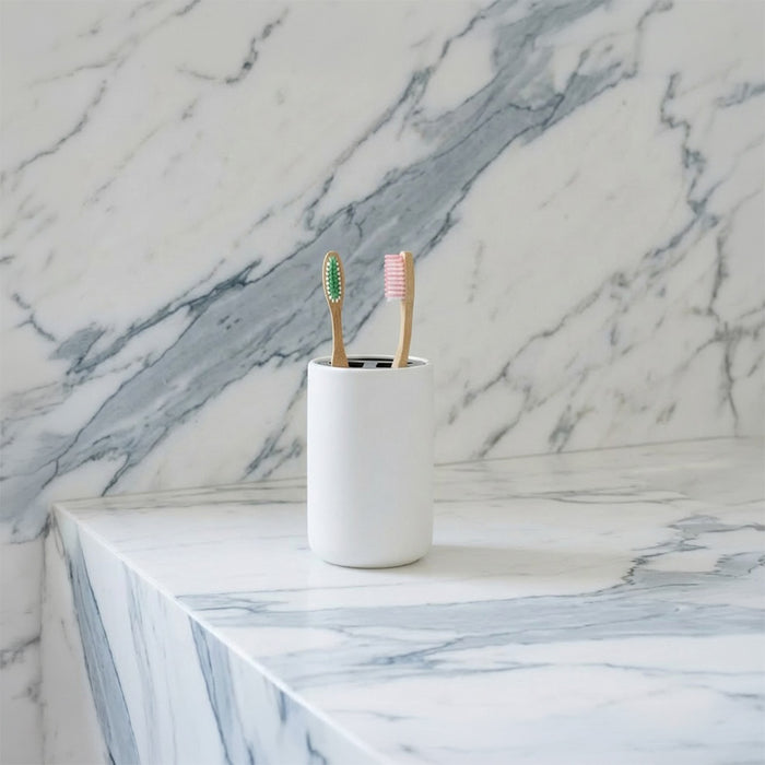 Public Goods Household Stoneware Toothbrush Holder