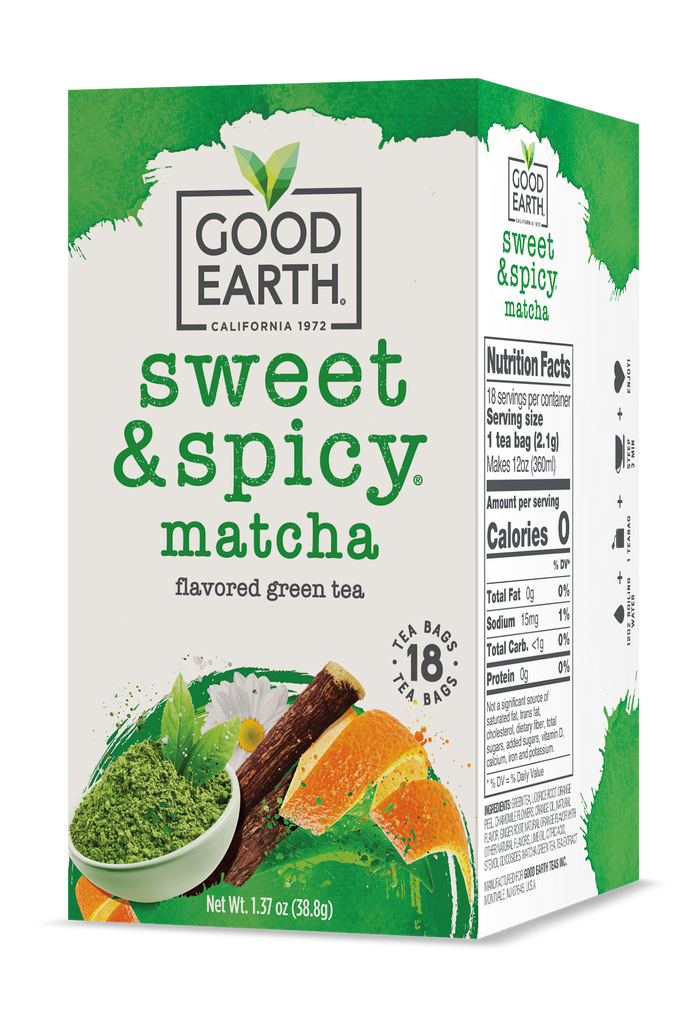 Sweet and Spicy Matcha packaging
