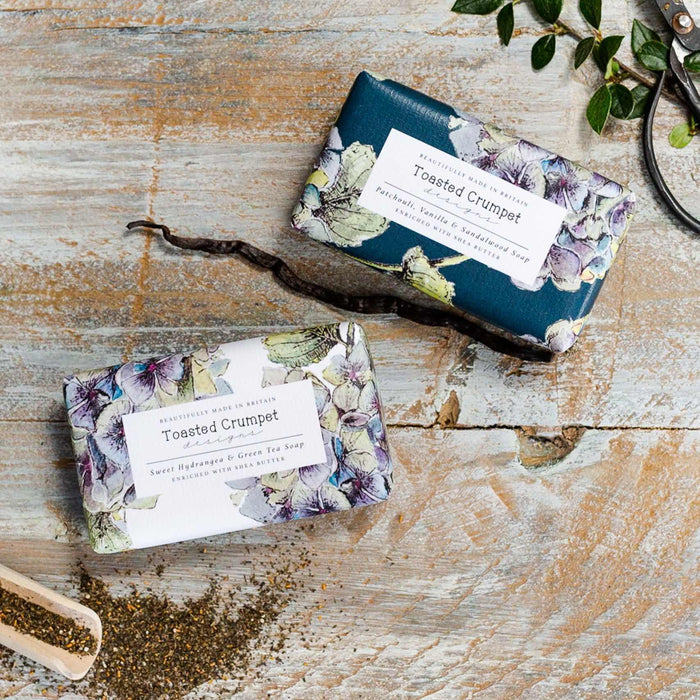 Toasted Crumpet Sweet Hydrangea & Green Tea Soap