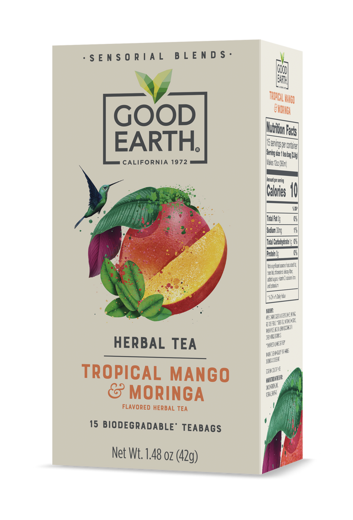 Tropical Mango and Moringa packaging