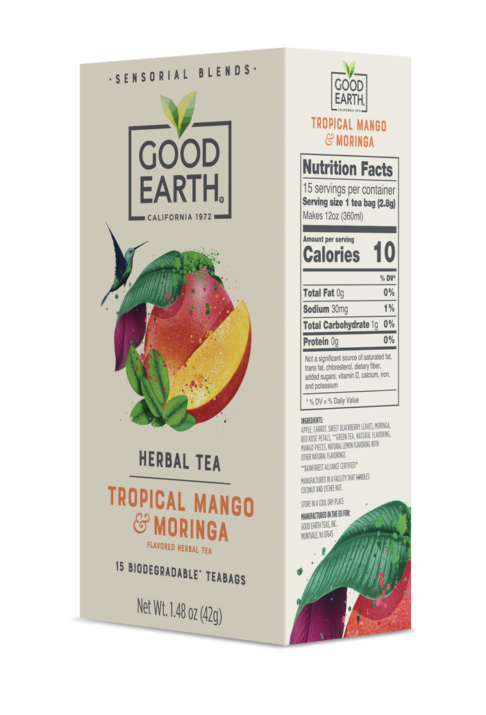 Tropical Mango and Moringa Nutrition Facts see below