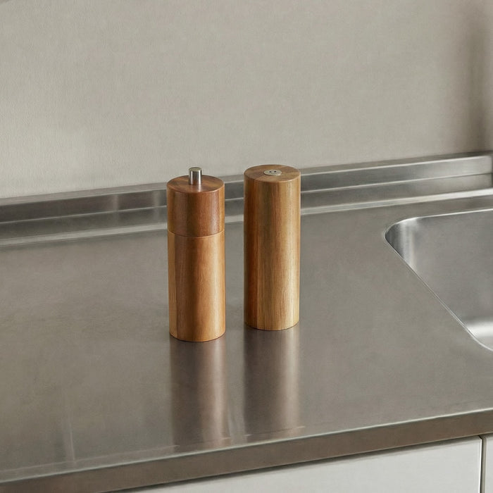 Public Goods Kitchen & Dining Wood Pepper Mill & Salt Shaker Set